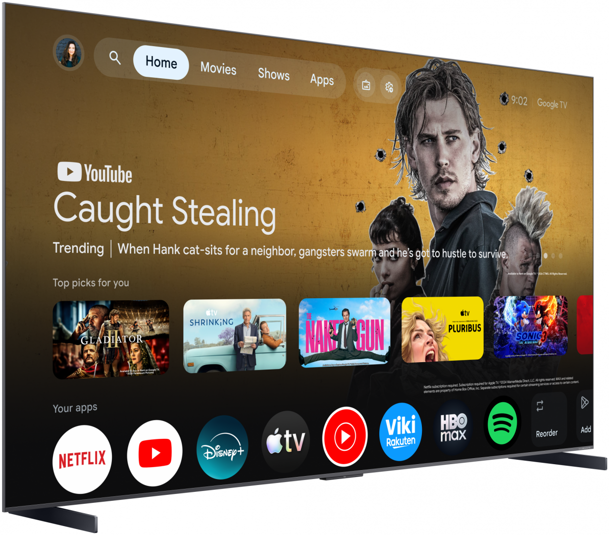 Televizor MiniLed 98C8L, 248 cm, Smart Google TV, 4K, Sunet - imagine 3