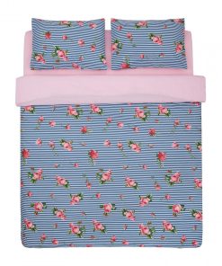 LENJERIE PAT DBL, 100% BBC, 132TC, ROSE