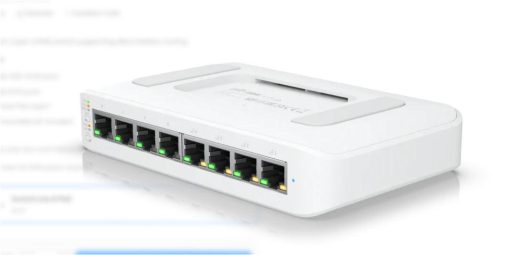 Ubiquiti UniFi 8 port switch, USW-LITE-8-POE, 8 x 10/100/1000 Mbe - imagine 4