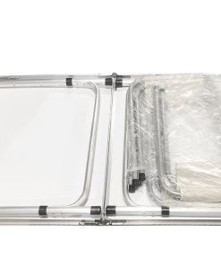 HEINNER SET 4 SCAUNE+MASA PLIABILA SERVIETA 120x60x70CM - imagine 2