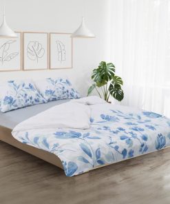 Lenjerie Dubla BBC 4 piese, 132TC - Mist - imagine 5