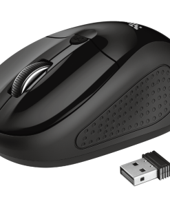 Kit wireless tastatura si mouse Trust Primo, taste numerice, negru - imagine 4