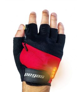 MANUSI PEGAS CU SEMNAL LED  XXL, ROSU
