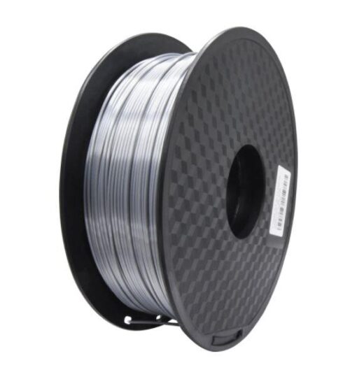 CREALITY PLA 3D Printer Filament, silk silver, Printing temperature: 190-220, - imagine 3