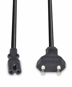 Cablu alimentare Lindy Euro C8 - IEC C7, 5m, negru - imagine 2