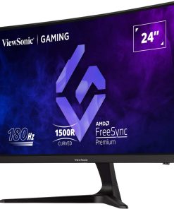 Monitor Consumer ViewSonic VX2418C, 24", 1920 x 1080 pixeli, Black, - imagine 2