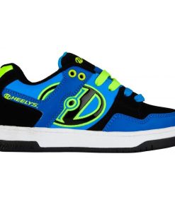 ROLE HEELYS FLOW 40.5 ALBASTRU NEGRU LIME - imagine 3