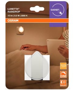 Lampa de veghe OSRAM LUNETTA Raindrop cu senzor de lumina,