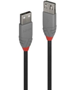 Cablu transfer date Lindy LY-36702, USB 2.0 Male tip A