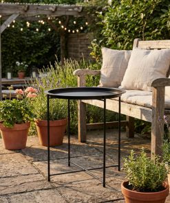 HEINNER MASA PENTRU CAFEA DIN OTEL D46*H53CM - imagine 5