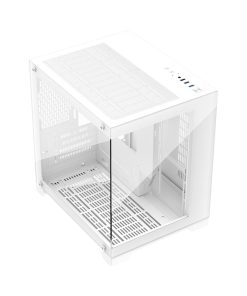 Carcasa 1STPLAYER MV5-TP-WH, RGB, Cube Tower, White - imagine 2