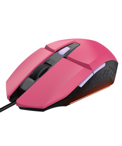 Kit Wired tastatura si mouse Trust GXT 790, roz - imagine 4