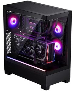 Carcasa PHANTEKS XT View, RGB, Mid Tower, Black - imagine 3