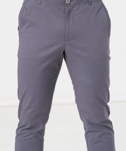 PANTALONI LUNG CASUAL BARBATI  GREY L - imagine 5