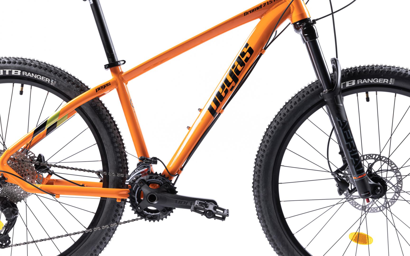 Bicicleta MTB Pegas DRUMET PRO S 27.5'' PORTOCALIU PERSIMMON - imagine 10