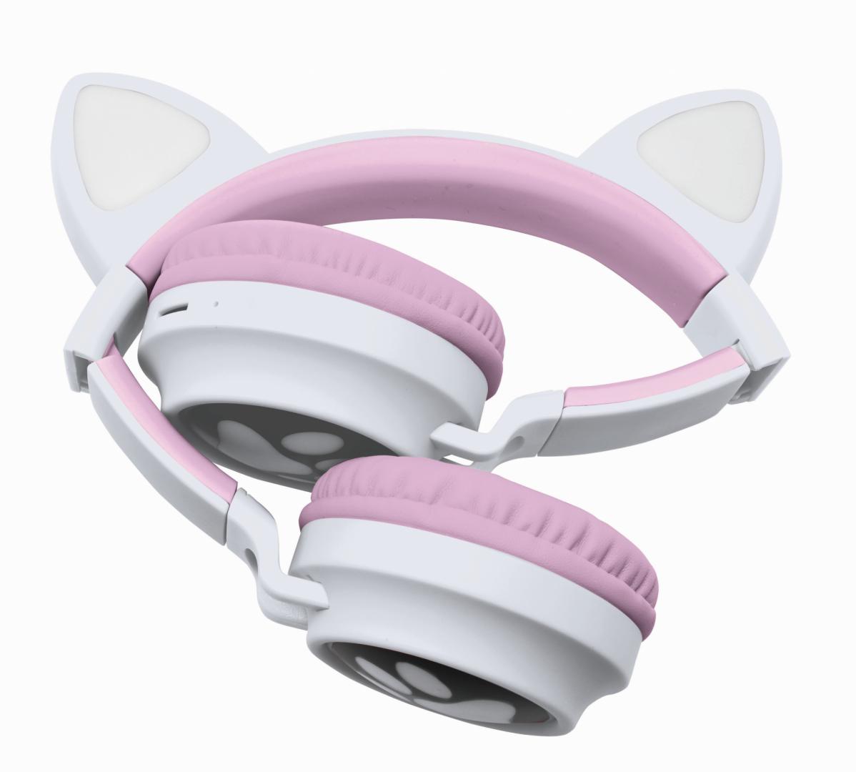 CASTI WIRELESS CU URECHI DE PISICA SI LUMINI, LEXIBOOK - imagine 5