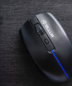Mouse Gaming Wireless TELLUR Tellur Silent Click, 1600 dpi, Negru - imagine 3