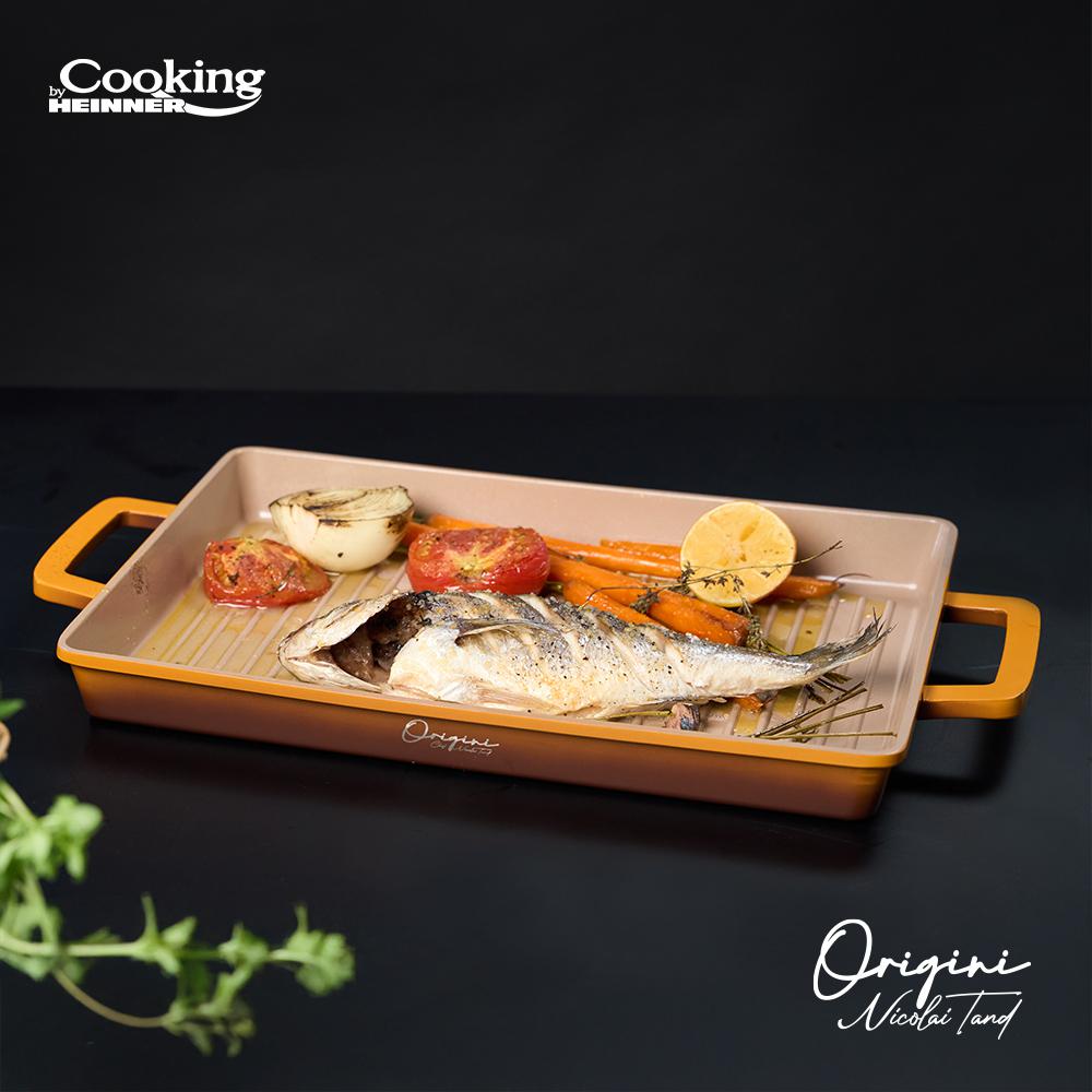 TAVA GRATAR ALUMINIU TURNAT 36 x 26.4 x 4 CM, - imagine 6