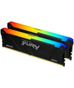 Memorie RAM Kingston FURY Beast RGB, 16GB DDR4, 3600MHz, CL17