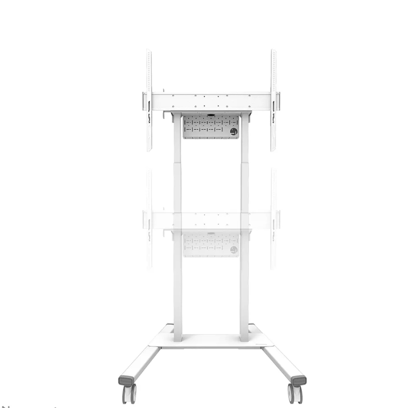 Stand mobil motorizat Neomounts by Newstar, 37"-100", 110 kg, VESA 800x600, alb - imagine 4