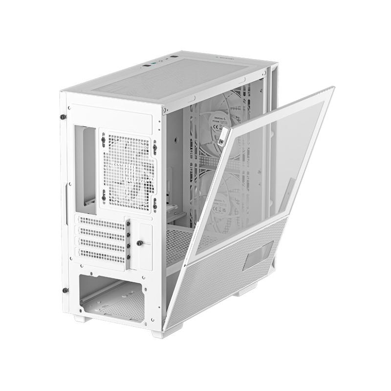 Carcasa DEEPCOOL R-CH360-WHAPE3D-G-1, RGB, Mini Tower, White - imagine 8