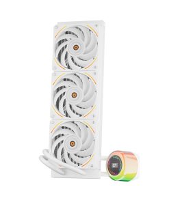 Cooler Procesor 1stPlayer CC-360-WH, Lichid, 12 cm, 3 ventilatoare, aRGB - imagine 2