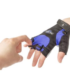 719937G Manusi Ciclism M-WAVE XL (Grey/Negru) - imagine 4
