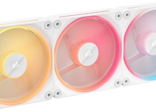 Ventilatoare Carcasa CORSAIR iCUE LINK LX120 REVERSE 3x120mm RGB ALB