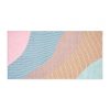 Covor printat, RAINBOW 70x140 cm, lavabil cu spate antialunecare, inaltime