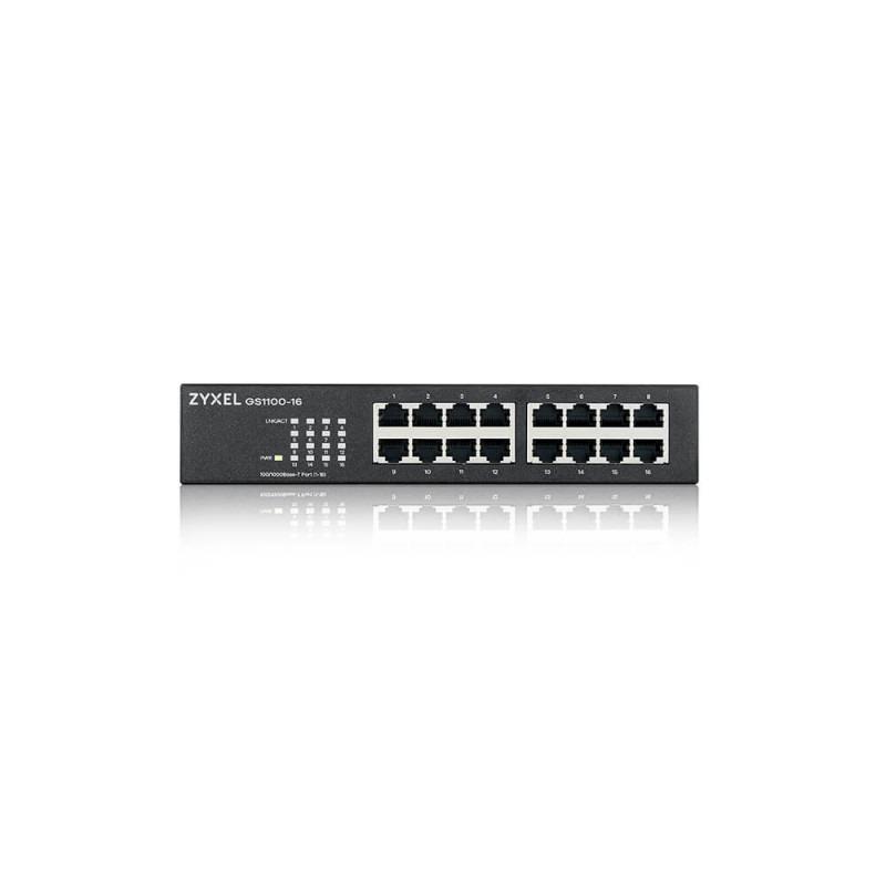 Switch ZYXEL GS1100-16, 16-port, 10/100/1000 Mbps - imagine 4