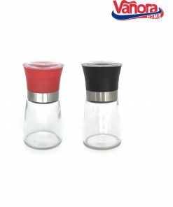 SET DOUA RASNITE CERAMICE SARE&PIPER 13.5CM, ROSU/NEGRU, VANORA HOME