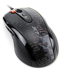 Mouse Gaming A4TECH F5-BK, 3000 dpi, Negru - imagine 2