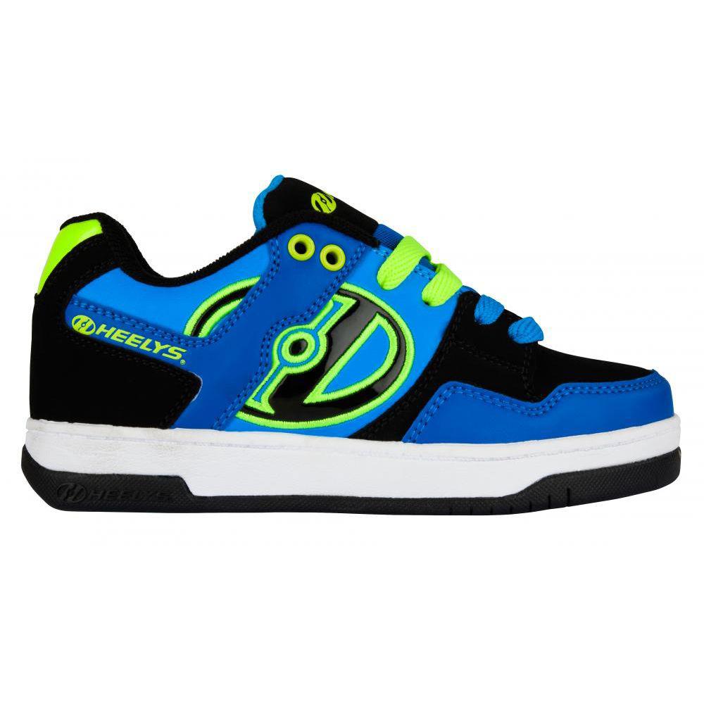 ROLE HEELYS FLOW 34 ALBASTRU NEGRU LIME - imagine 4