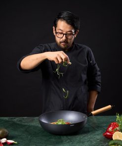 TIGAIE WOK 32X9 CM, RIKITO WATANABE, SAMURAI GOURMET, COOKING BY - imagine 8