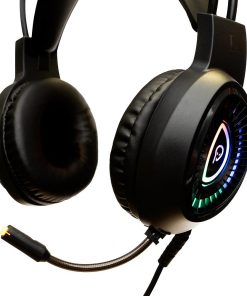Casti Gaming Over-ear SPACER SPGH-PHANTOM, Wired, Negru - imagine 4