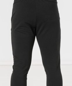 PANTALON COTON CASUAL BARBATI BLACK-M - imagine 6