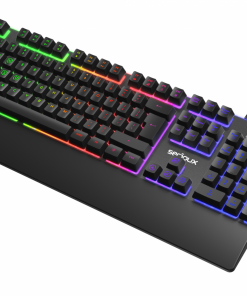 Tastatura gaming cu fir iluminata Serioux Nexor, interfata USB, numar - imagine 2