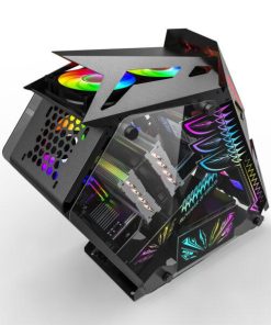 Carcasa PRO GAMING HERCULE BLACK, RGB, Mid Tower, Black - imagine 3