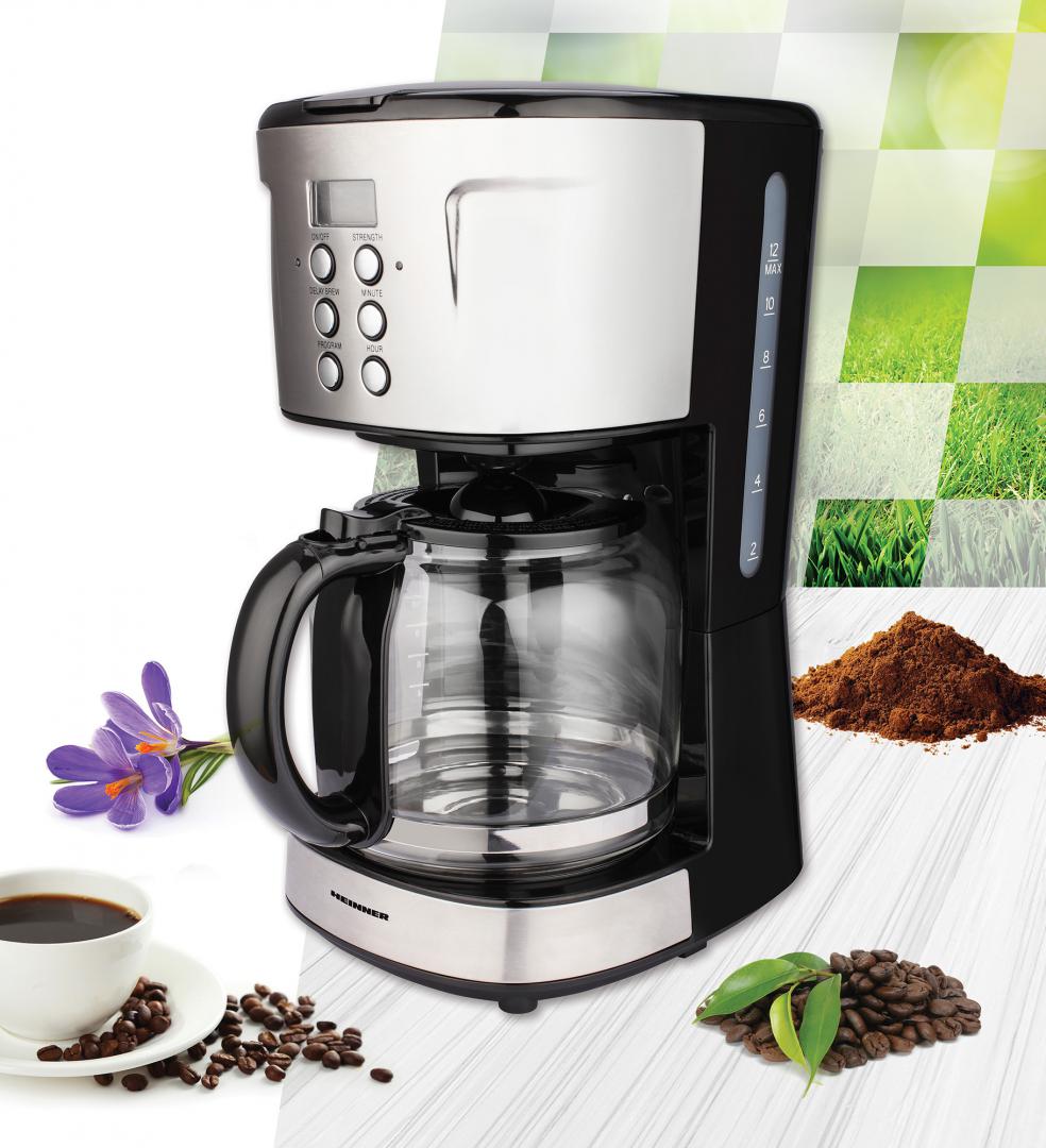 Cafetiera digitala Heinner HCM-D915BKS - imagine 4