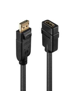 Adaptor Lindy LY-41005, DisplayPort 1.2 to HDMI 1.3, negru