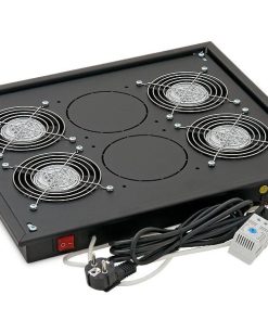 Panou ventilatie Triton pentru rack de podea 19, 4 ventilatoare