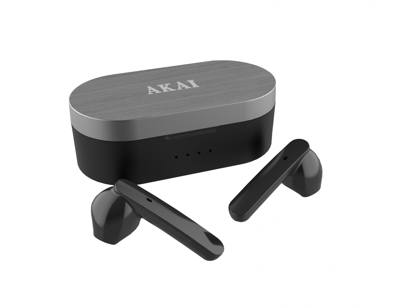 Casti In-ear AKAI BTE-J10B, Wireless, Negru - imagine 3