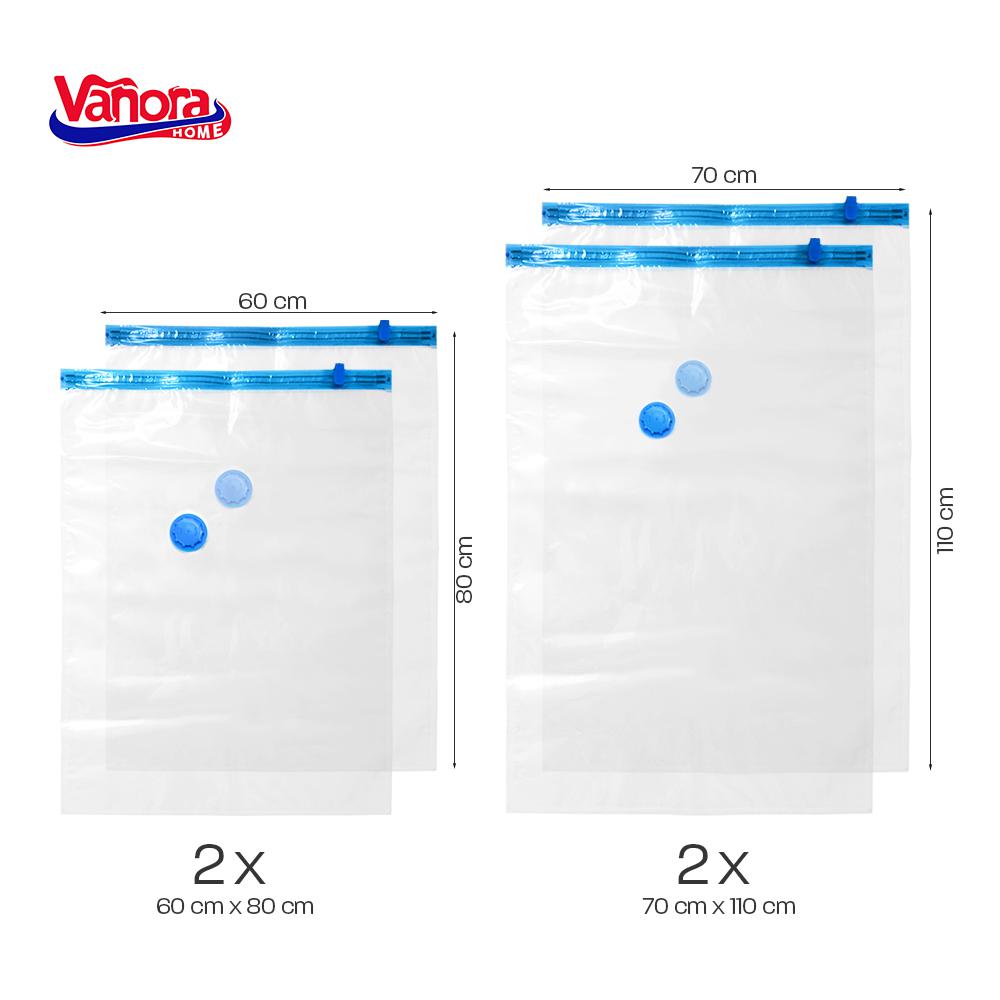SET 4 SACI PENTRU VIDARE, VANORA HOME - imagine 4