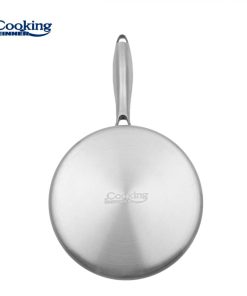 CASEROLA INOX+CAPAC STICLA 16x8.5CM,1.6L, ATOMIC3, COOKING BY HEINNER - imagine 3