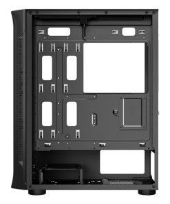 Carcasa SPACER SPCS-GC-SHIELD, RGB, Mid Tower, Black - imagine 4