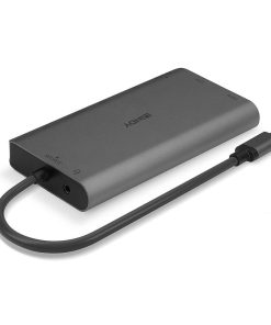 Hub USB Lindy DST-Mini XT, USB-C, 7 porturi, HDMI, RJ-45, - imagine 3