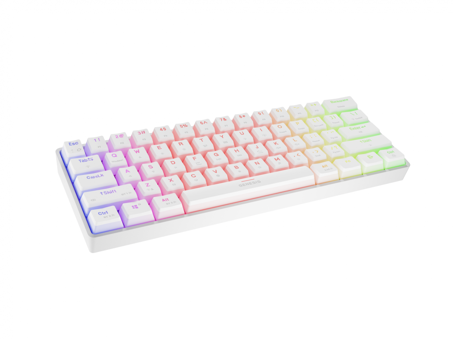 Tastatura Mecanica Gaming Genesis Thor 660 G2, RGB, Wireless, Alb - imagine 5