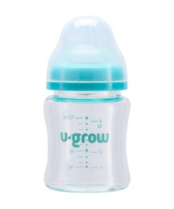 Biberon de sticla 120 ml+2 tetine extra, U-Grow - imagine 2