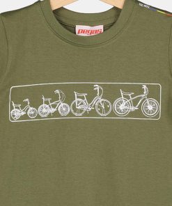 TRICOU  MULTIBIKE PEGAS COPII  KHAKI-10 - imagine 3