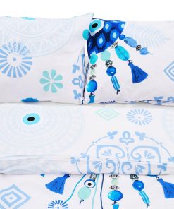 Lenjerie kingsize, bumbac,132 TC, Paros - imagine 2